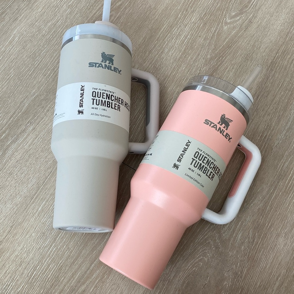 Stanley 40 Oz Quencher Tumbler BUNDLE